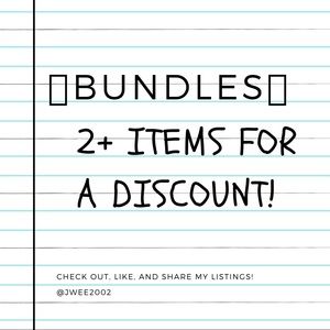 💥BUNDLE DISCOUNT💥